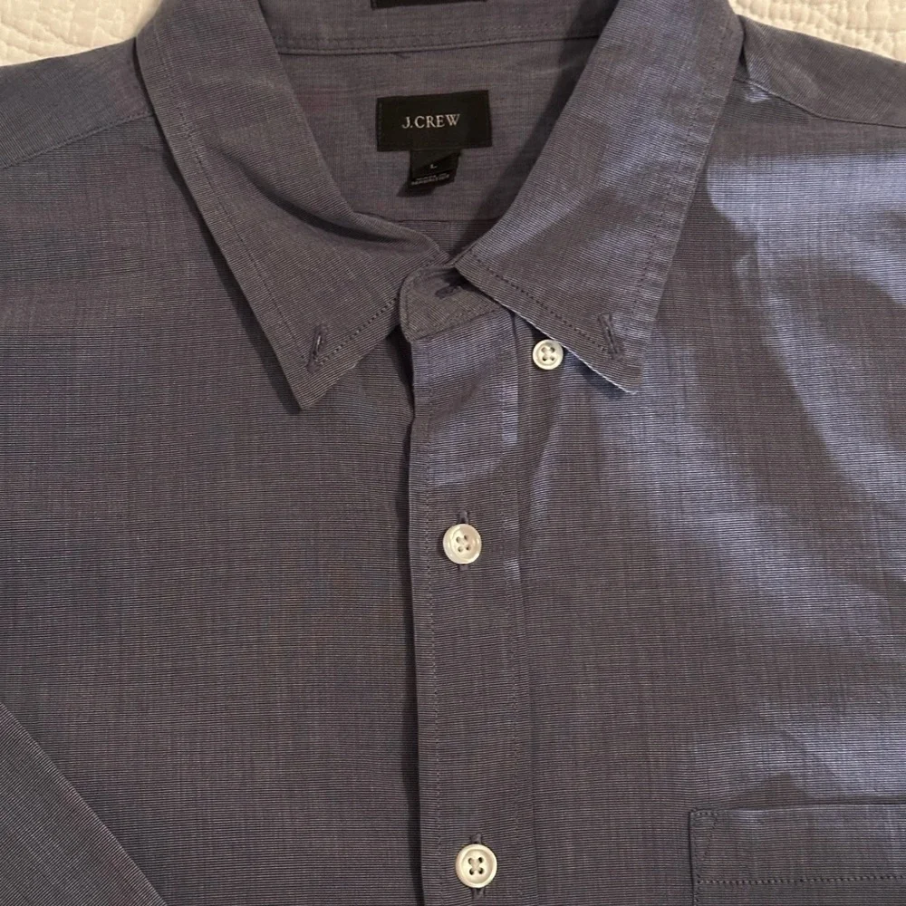 J. Crew Men's Slim Flex Button-Down Oxford Shirt Cotton Large